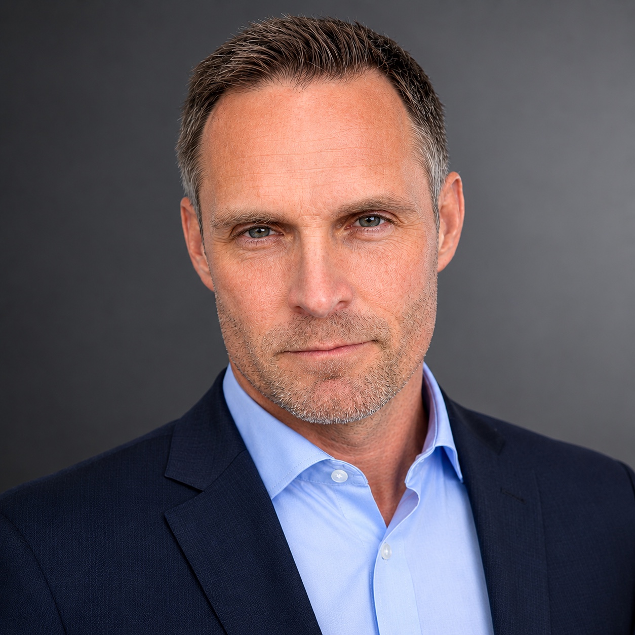 Bill Frost actor headshot in North Carolina